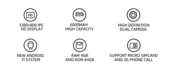 0S11-10.1-дюймаи HD Tablet-4G